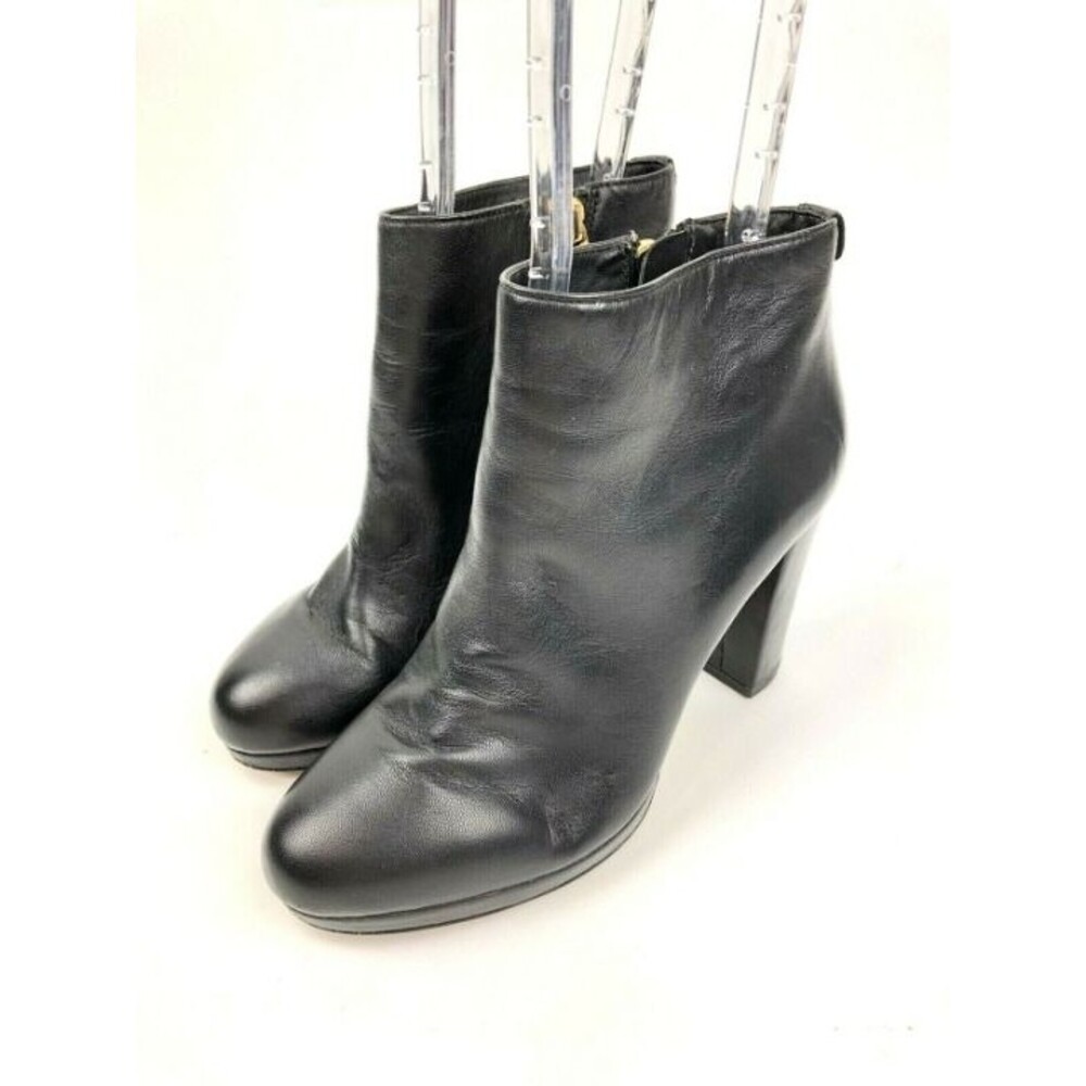 Michael Kors Ankle Boot Booties Womens 6M Black Leather